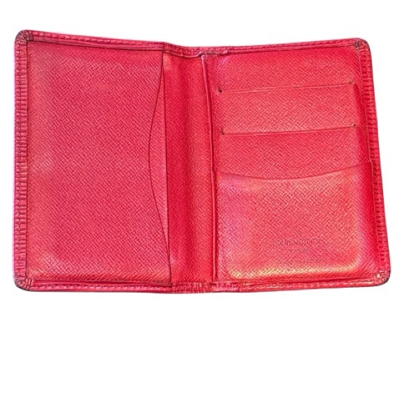 Louis Vuitton Red Epi Card Holder Wallet Vintage - Picture 4 of 10